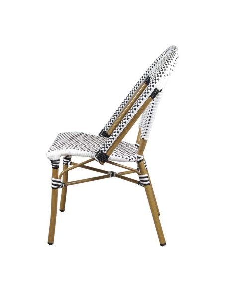 Silla REGINA, Aluminio / Ratán Sintético