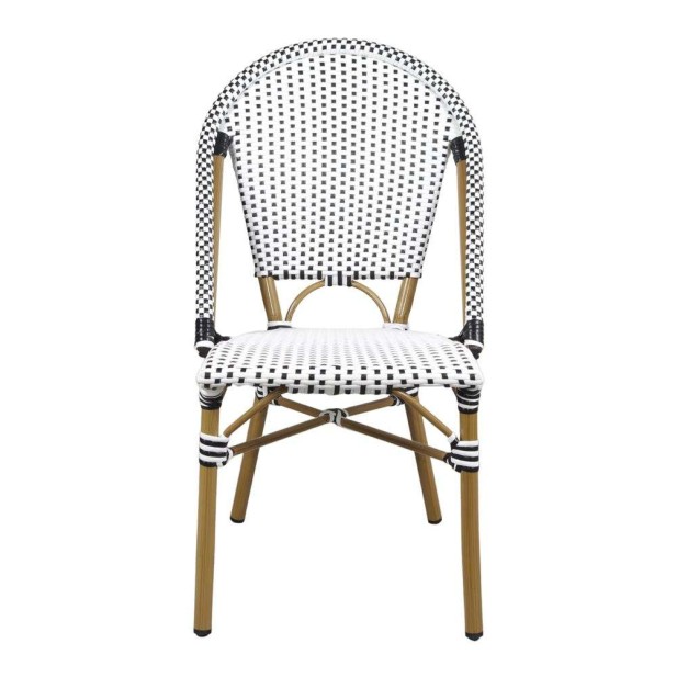 Silla REGINA, Aluminio / Ratán Sintético Silla REGINA, Aluminio / Ratán Sintético