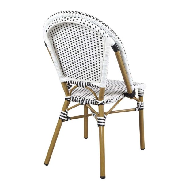 Silla REGINA, Aluminio / Ratán Sintético Silla REGINA, Aluminio / Ratán Sintético