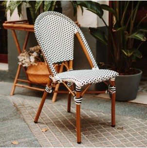 Silla REGINA, Aluminio / Ratán Sintético 2