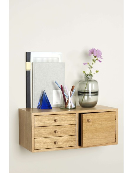 Estantería de Pared PICCOLO, Roble Natural - Hübsch. Vackart