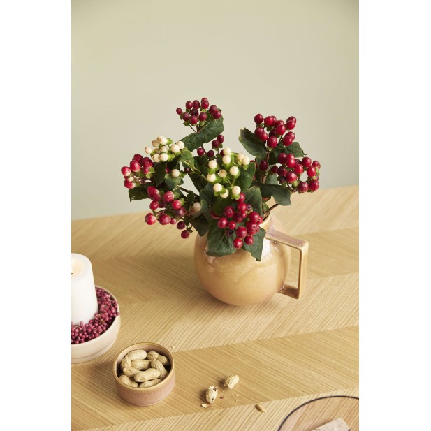 Mesa HERRINGBONE 200x100 cm de Comedor, Roble Natural - Hübsch. Vackart