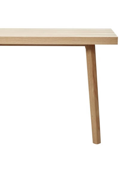 Mesa HERRINGBONE 200x100 cm de Comedor, Roble Natural - Hübsch. Vackart