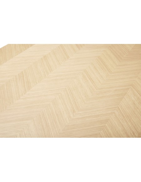 Mesa HERRINGBONE 200x100 cm de Comedor, Roble Natural - Hübsch. Vackart