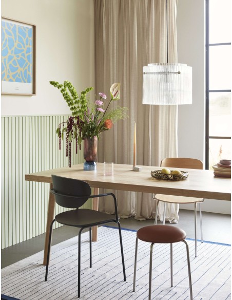 Mesa HERRINGBONE 200x100 cm de Comedor, Roble Natural - Hübsch. Vackart