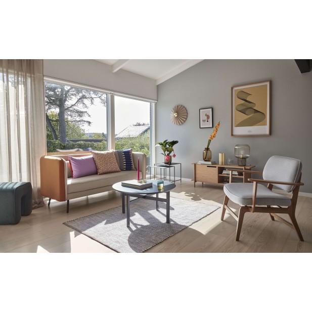 Set 2 Mesas Auxiliares DUO, Metal Negro - Hübsch. Vackart