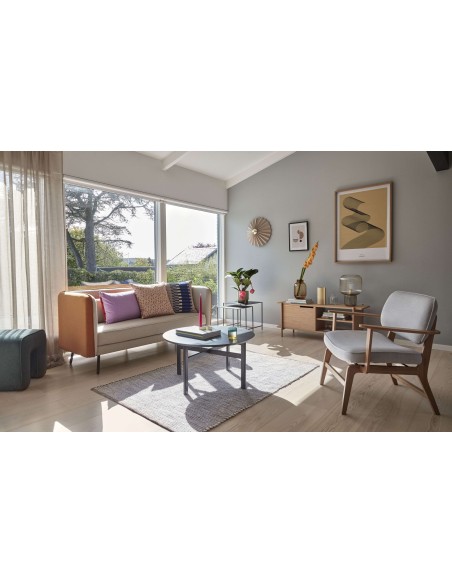 Set 2 Mesas Auxiliares DUO, Metal Negro - Hübsch. Vackart