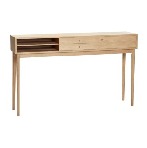 Consola COLLECT, Roble Natural - Hübsch. Los originales y exclusivos muebles de diseño escandinavo de Hübsch en Vackart, tu tienda de diseño online.