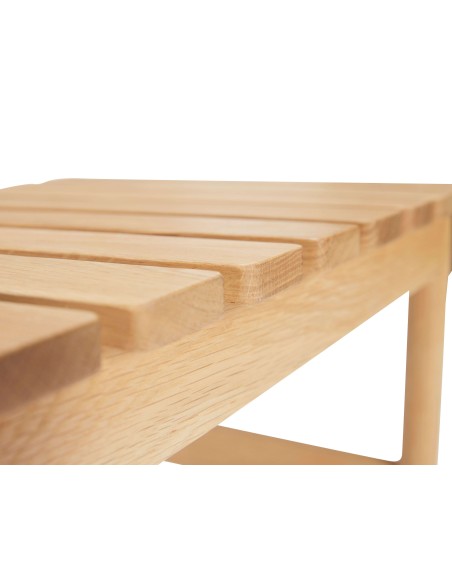 Banco ROW 122 cm, Roble Natural - Hübsch. Vackart
