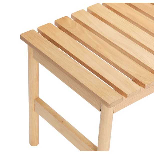 Banco ROW 122 cm, Roble Natural - Hübsch. Vackart