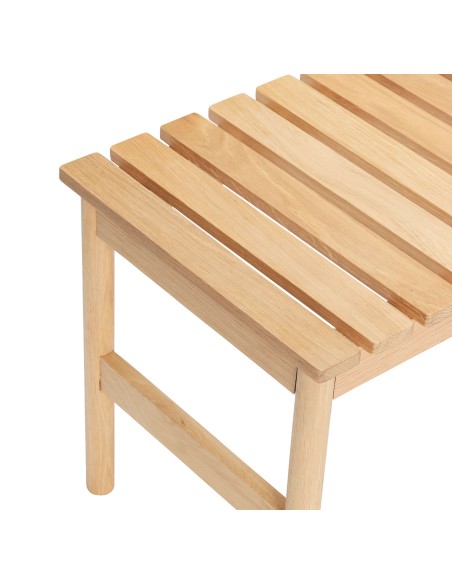 Banco ROW 122 cm, Roble Natural - Hübsch. Vackart