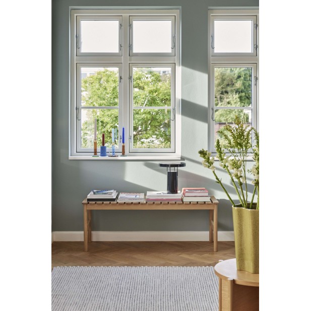 Banco ROW 122 cm, Roble Natural - Hübsch. Vackart