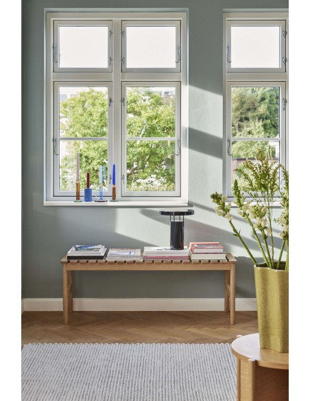 Banco ROW 122 cm, Roble Natural - Hübsch. Vackart