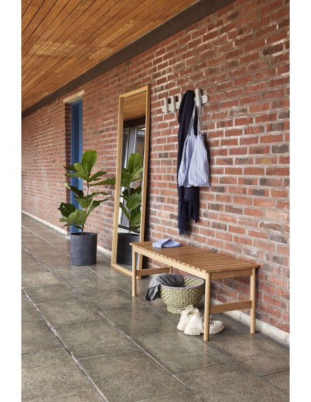 Banco ROW 122 cm, Roble Natural - Hübsch. Vackart