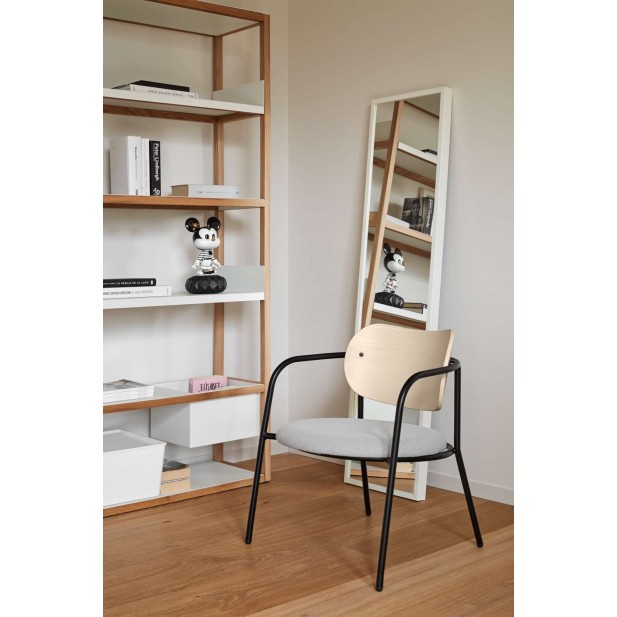 Butaca ECLIPSE, Fresno Natural Claro / Metal - Teulat. Vackart