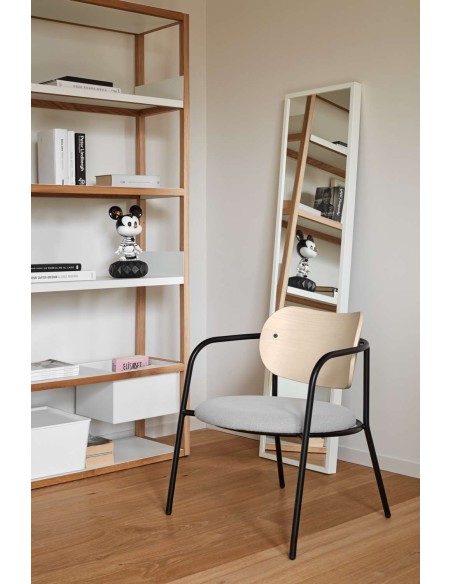 Butaca ECLIPSE, Fresno Natural Claro / Metal - Teulat. Vackart