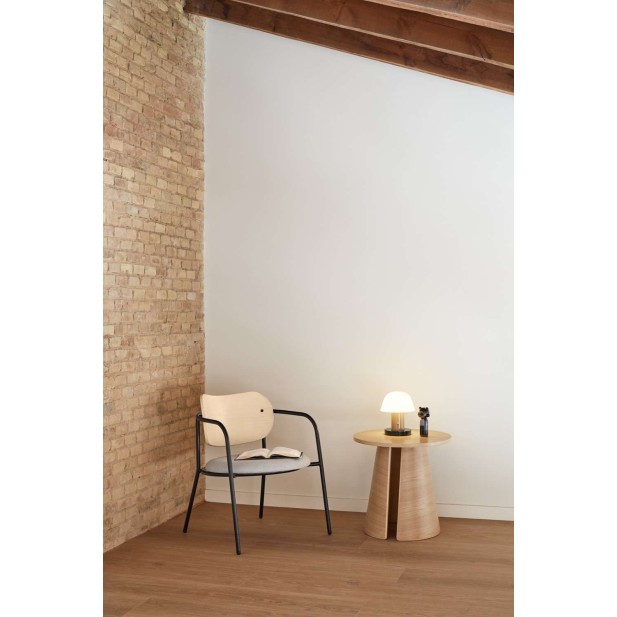 Butaca ECLIPSE, Fresno Natural Claro / Metal - Teulat. Vackart