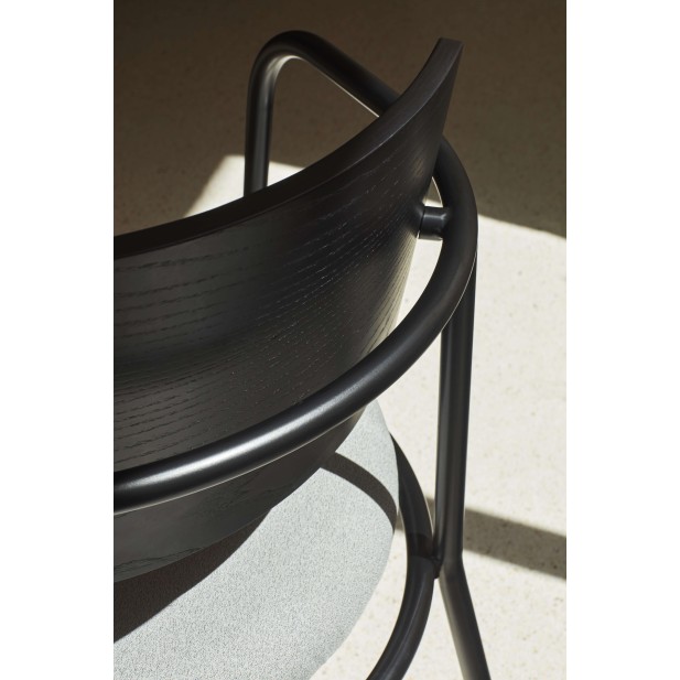 Butaca ECLIPSE, Fresno Negro / Metal - Teulat. Vackart