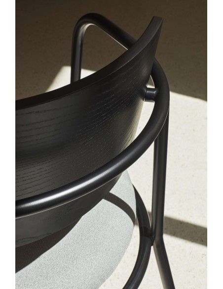 Butaca ECLIPSE, Fresno Negro / Metal - Teulat. Vackart