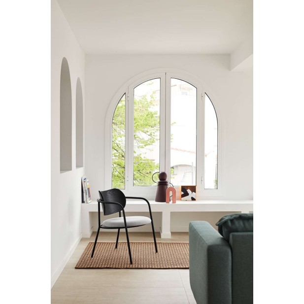 Butaca ECLIPSE, Fresno Negro / Metal - Teulat. Vackart