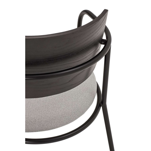 Butaca ECLIPSE, Fresno Negro / Metal - Teulat. Vackart