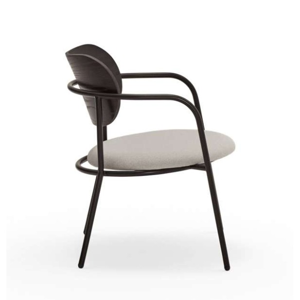 Butaca ECLIPSE, Fresno Negro / Metal - Teulat. Vackart