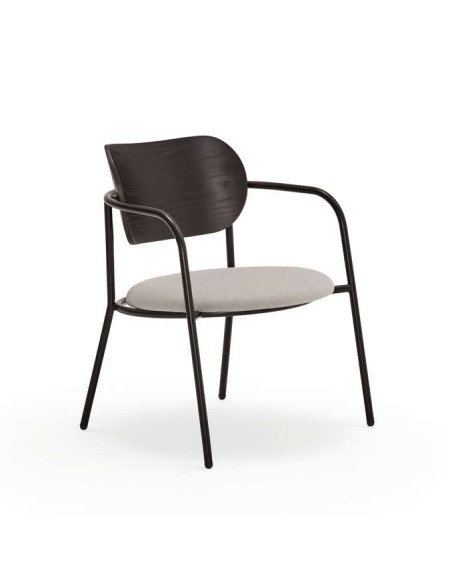 Butaca ECLIPSE, Fresno Negro / Metal - Teulat. Vackart