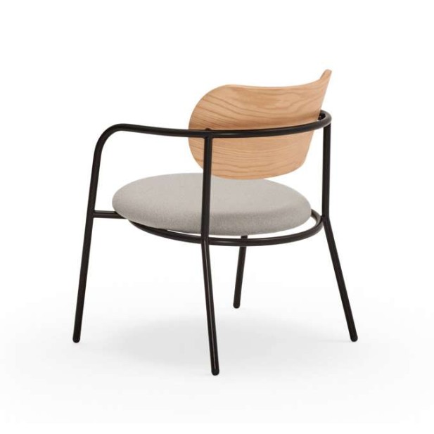 Butaca ECLIPSE, Fresno Natural Roble / Metal - Teulat. Vackart