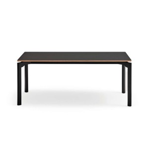 Mesa NICOLA 180x90 cm de Comedor, Madera / HPL Negro - Teulat. Las modernas y más exclusivas mesas de diseño nórdico, solo en Vackart tu tienda de diseño online.