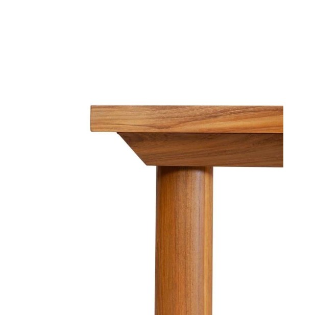 Mesa de Centro Exterior TOPRAK 150, Teca Reciclada - Dareels. Vackart