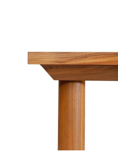 Mesa de Centro Exterior TOPRAK 150, Teca Reciclada - Dareels. Vackart