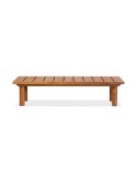 Mesa de Centro Exterior TOPRAK 150, Teca Reciclada - Dareels