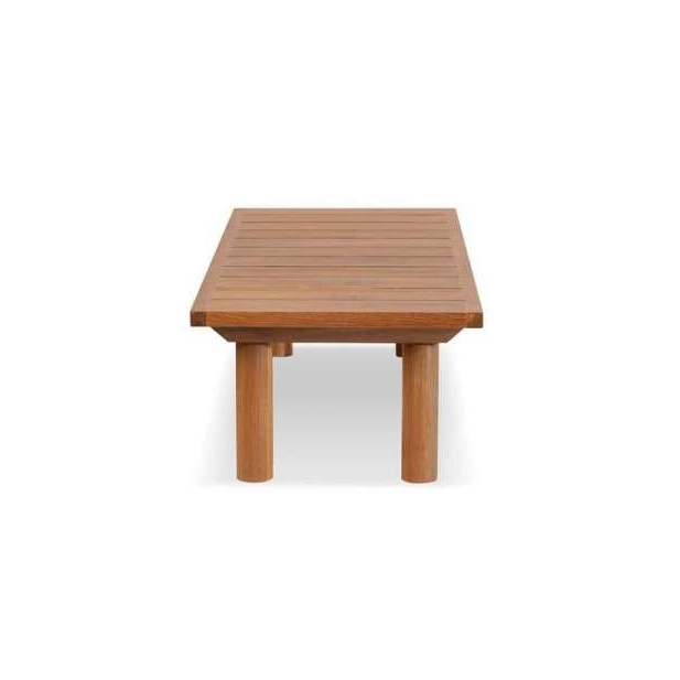 Mesa de Centro Exterior TOPRAK 150, Teca Reciclada - Dareels. Vackart