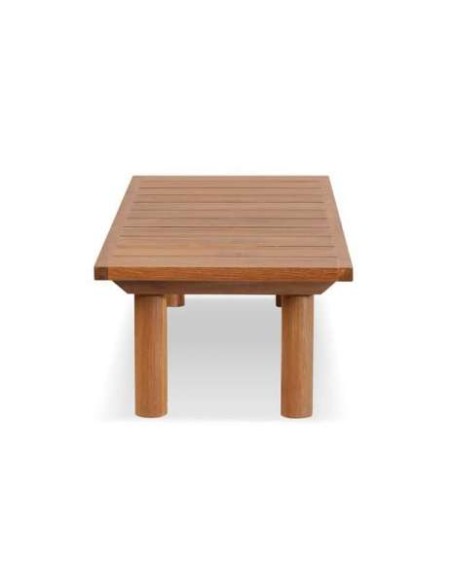 Mesa de Centro Exterior TOPRAK 150, Teca Reciclada - Dareels. Vackart