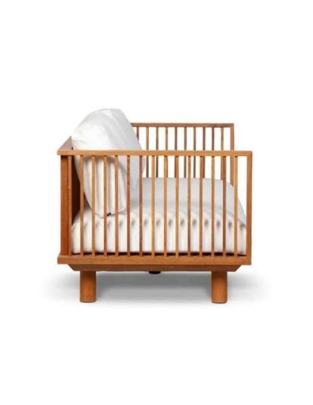 Sofá Exterior TOPRAK 2P, Teca Reciclada / Textil Blanco - Dareels. Vackart