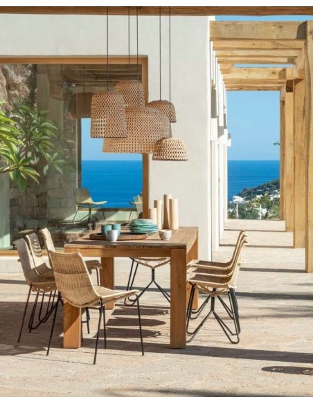 Lámpara de Techo Exterior GOLF XL, PVC Terracota - Dareels. Vackart