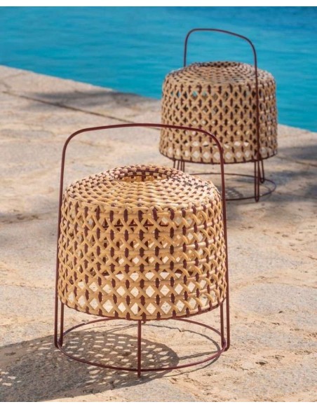 Lámpara de Sobremesa Exterior GOLF, PVC Terracota - Dareels. Vackart