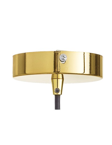 Lámpara de Techo ADAR, Cristal Ambar - Bloomingville. Vackart