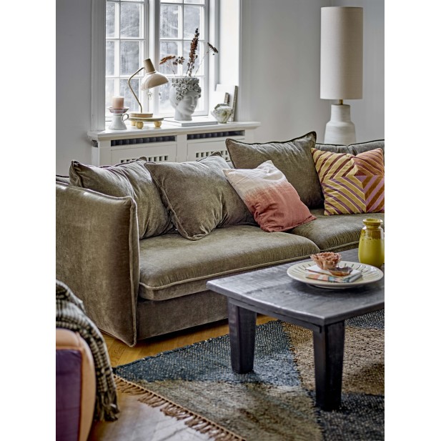 Sofá AUSTIN, Terciopelo Verde - Bloomingville. Vackart