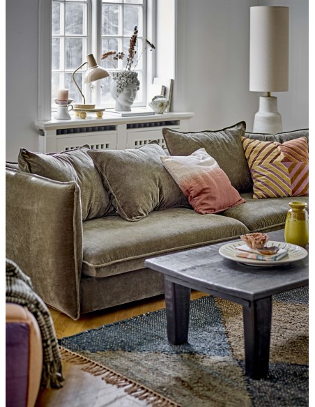 Sofá AUSTIN, Terciopelo Verde - Bloomingville. Vackart