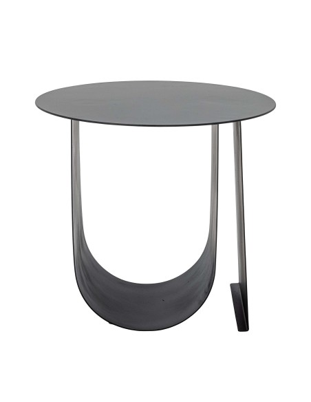 Mesa Auxiliar CHER, Metal Negro - Bloomingville. Vackart