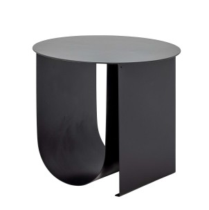 Mesa Auxiliar CHER, Metal Negro - Bloomingville. Vackart