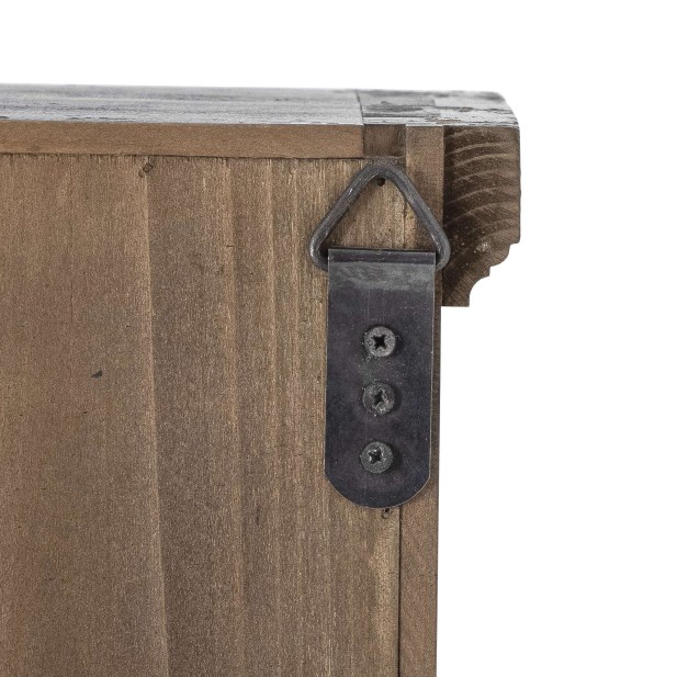 Vitrina HAZEM, Madera Negra / Cristal - Bloomingville. Vackart