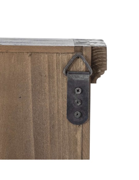 Vitrina HAZEM, Madera Negra / Cristal - Bloomingville. Vackart