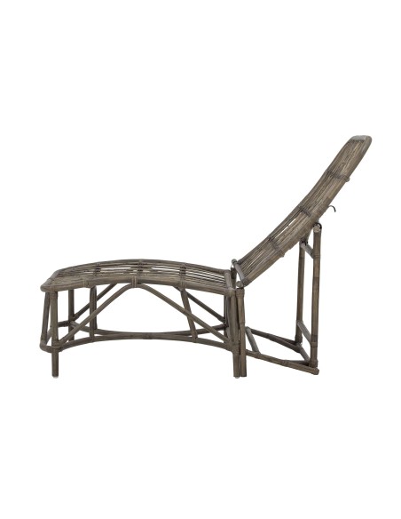 Tumbona DIONE, Metal / Rafia Marrón - Bloomingville. Vackart