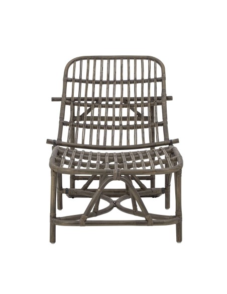 Tumbona DIONE, Metal / Rafia Marrón - Bloomingville. Vackart