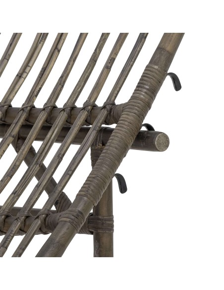 Tumbona DIONE, Metal / Rafia Marrón - Bloomingville. Vackart