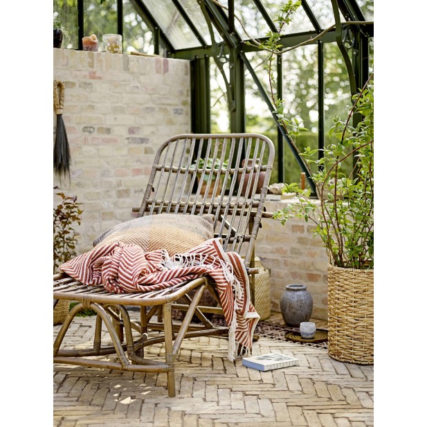 Tumbona DIONE, Metal / Rafia Marrón - Bloomingville. Vackart Tumbona DIONE, Metal / Rafia Marrón - Bloomingville. Vackart