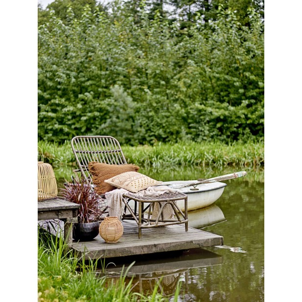 Tumbona DIONE, Metal / Rafia Marrón - Bloomingville. Vackart Tumbona DIONE, Metal / Rafia Marrón - Bloomingville. Vackart