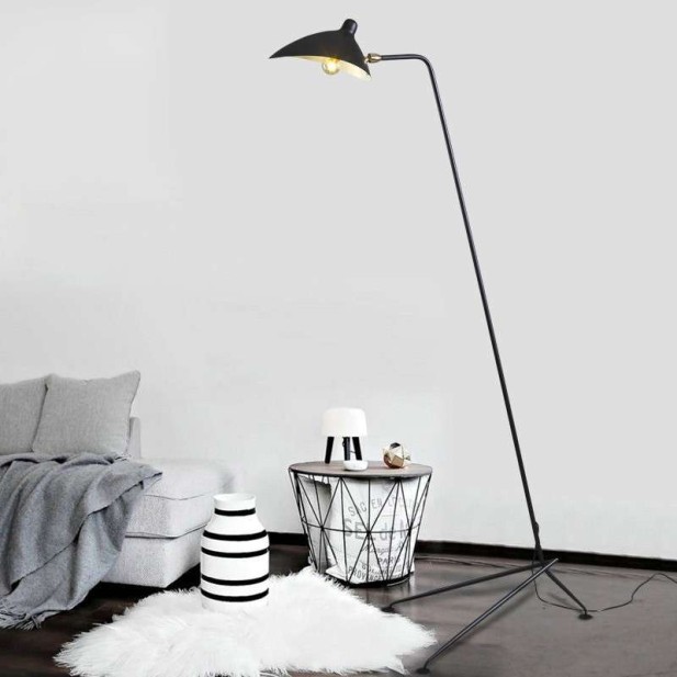 Lámpara Molle Negro Inspiración, de pié - Vackart Lámpara Molle Negro Inspiración, de pié - Vackart
